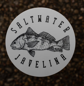 Saltwater Javelina Sticker