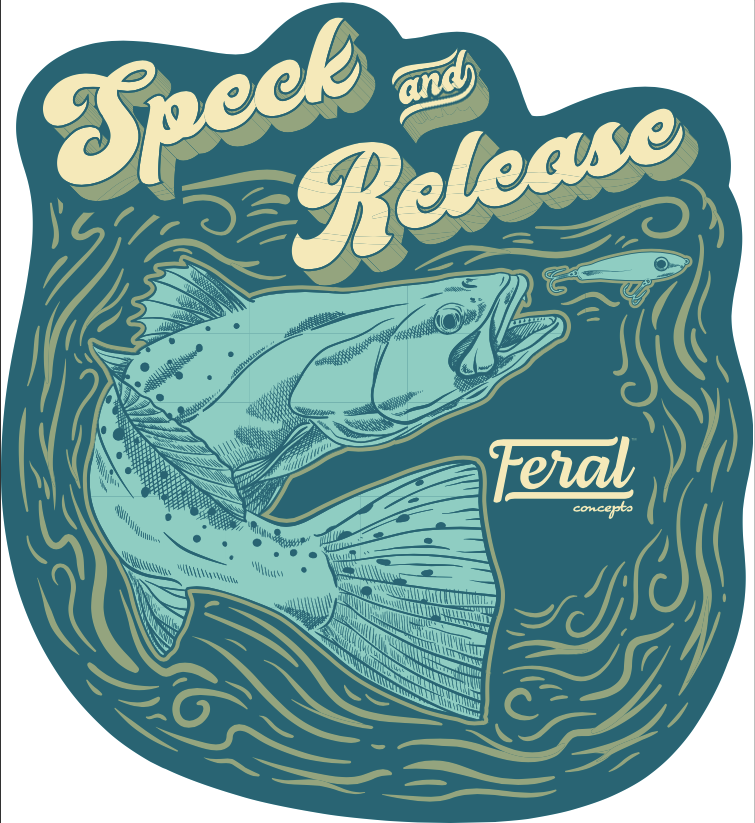 Speck and Release Sticker